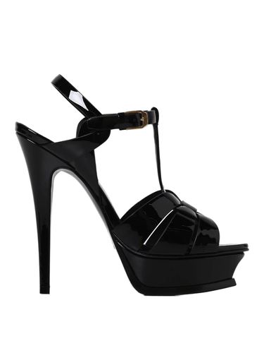 Patent Tribute Platform Sandals - Saint Laurent - Modalova