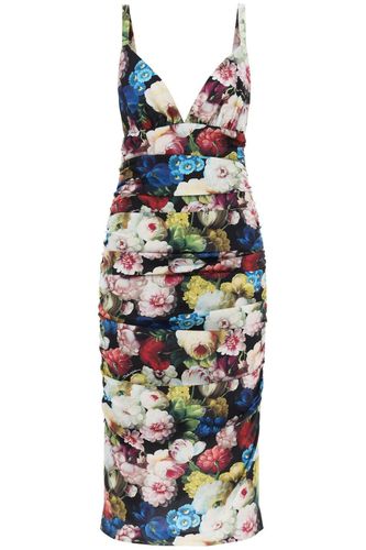 Floral Printed Slip Dress - Dolce & Gabbana - Modalova