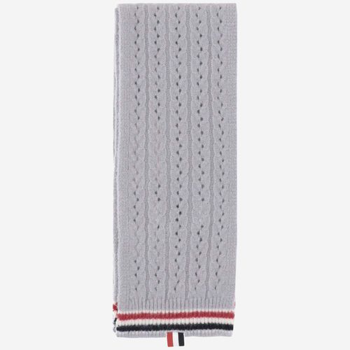 Thom Browne Cable Pointelle Scarf - Thom Browne - Modalova