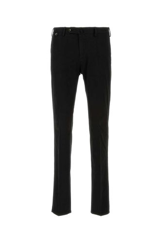 PT Torino Black Stretch Cotton Pant - PT Torino - Modalova