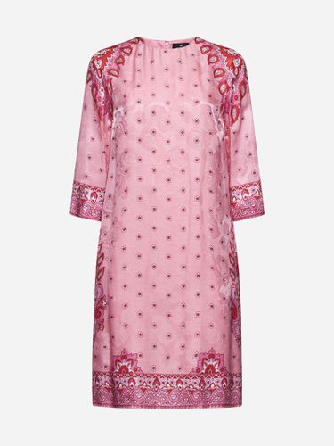 Paisley Print Silk Blend Tunic Dress - Etro - Modalova