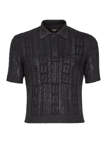 Fendi Ff Sparkle Polo Shirt - Fendi - Modalova