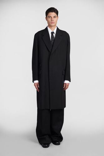 Maison Margiela Coat In Black Wool - Maison Margiela - Modalova