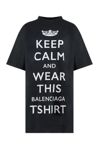 Balenciaga Oversize Cotton T-shirt - Balenciaga - Modalova