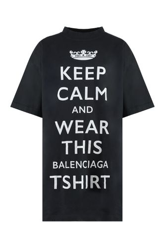 Balenciaga Oversize Cotton T-shirt - Balenciaga - Modalova