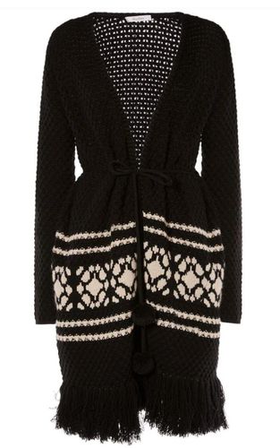 V-neck Fringed Edge Cardigan - Max Mara - Modalova