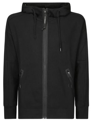 C. P. Company Diagonal Raised Fleece Goggle Zipped Hooded Sweats - C.P. Company - Modalova