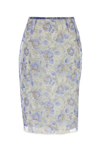Prada Printed Polyester Blend Skirt - Prada - Modalova
