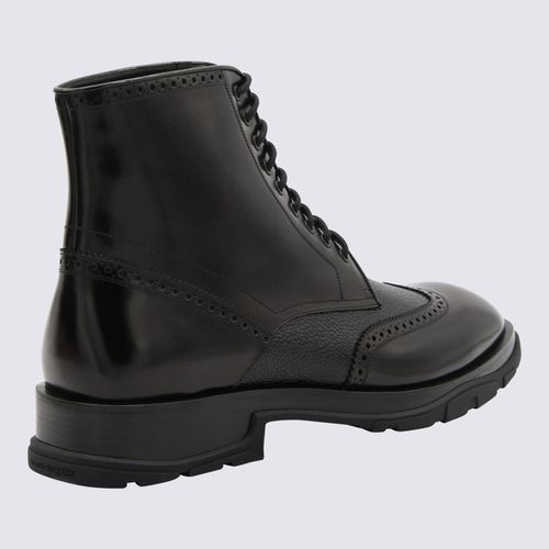 Leather Boots - Alexander McQueen - Modalova