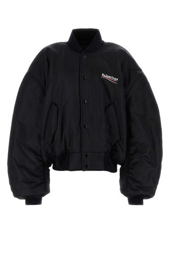 Nylon Padded Bomber Jacket - Balenciaga - Modalova