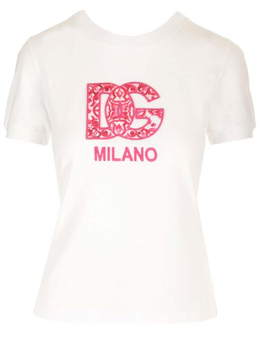 D & g Slim Fit T-shirt - Dolce & Gabbana - Modalova