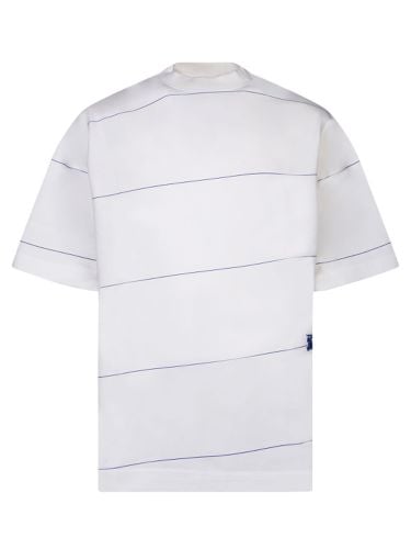 Burberry Striped White T-shirt - Burberry - Modalova