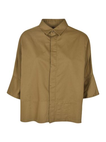 Cropped Concealed Shirt - Yohji Yamamoto - Modalova