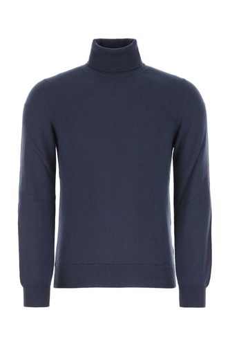 Fedeli Blu Cashmere Sweater - Fedeli - Modalova