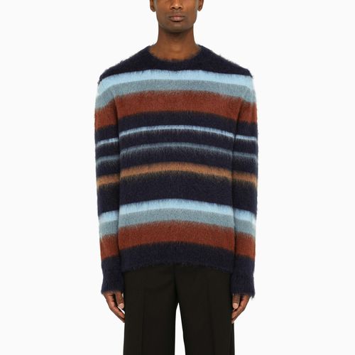 Striped Crew-neck Sweater In Wool - Etro - Modalova