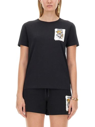 Moschino T-shirt With Logo - Moschino - Modalova