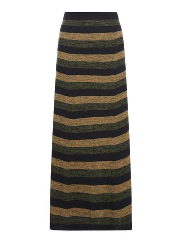 Ganni Mini Ribbed Merino Maxi Skirt - Ganni - Modalova