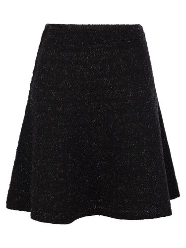 Tweed Effect Flared Skirt - Fabiana Filippi - Modalova