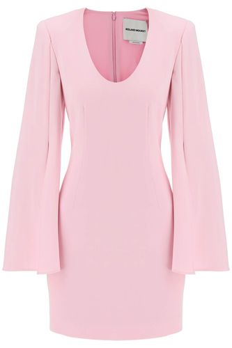 Mini Dress With Cape Sleeves - Roland Mouret - Modalova