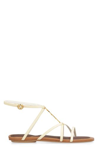 Pralu Leather Flat Sandals - Jacquemus - Modalova