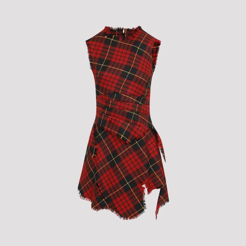 Alexander McQueen Wool Tartan Dress - Alexander McQueen - Modalova