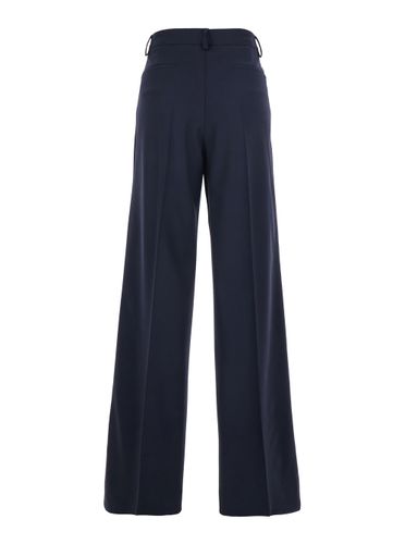 Pants With Front Button And Zip Closure In Cotton Woman - Parosh - Modalova
