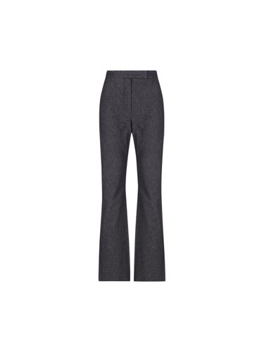 Button Detailed Straight-leg Trousers - Max Mara - Modalova