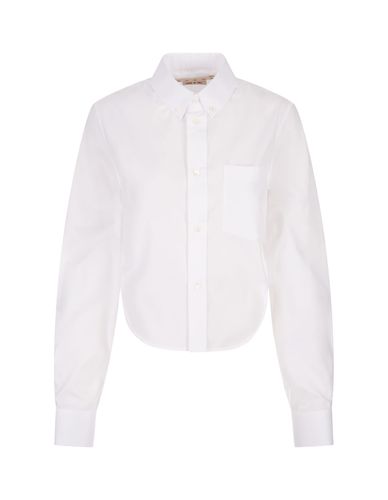 Marni Cropped Shirt In White Cotton - Marni - Modalova