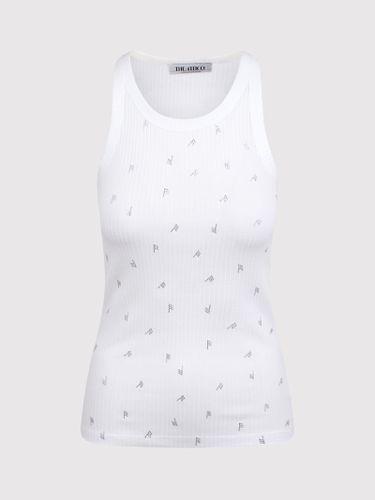 The Attico Tank Top With Crystals - The Attico - Modalova