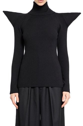 Spiked Roll-neck Ribbed Top - Junya Watanabe - Modalova