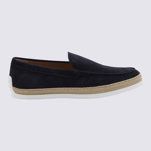 Tod's Navy Suede Slip On Sneakers - Tod's - Modalova