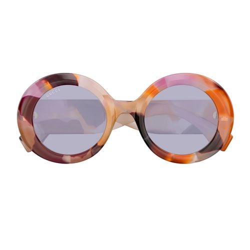 Gucci Gg1748s Linea Re-ace Lettering 003 Violet Violet Sunglasses - Gucci Eyewear - Modalova