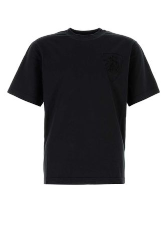 Burberry Black Cotton T-shirt - Burberry - Modalova