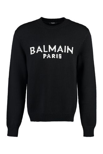 Balmain Crew-neck Wool Sweater - Balmain - Modalova