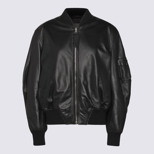 The Attico Black Leather Jackets - The Attico - Modalova