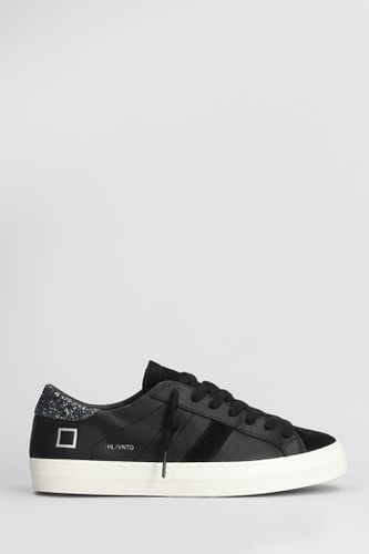 D. A.T. E. Hill Low Sneakers In Black Suede And Leather - D.A.T.E. - Modalova