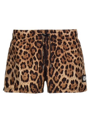 Animal Print Swimsuit - Dolce & Gabbana - Modalova