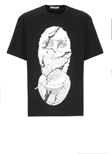 Mask Marble Effect T-shirt - ih nom uh nit - Modalova