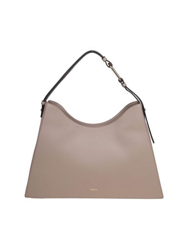 Hobo L Nuvola Shoulder Bag In Leather - Furla - Modalova