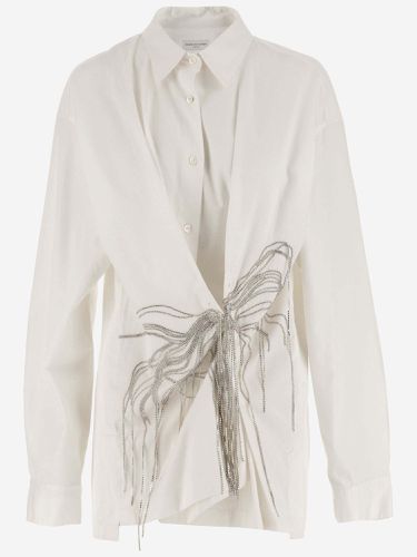 Cotton Shirt With Crystals - Dries Van Noten - Modalova