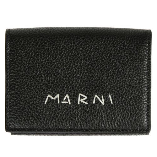 Logo-embroidered Tri-fold Wallet - Marni - Modalova