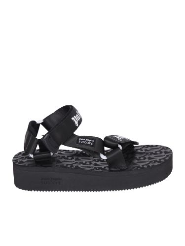 Palm Angels Depa Black Sandals - Palm Angels - Modalova