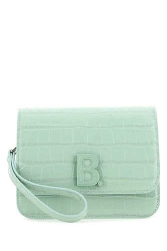 Sea Green Leather Small B Crossbody Bag - Balenciaga - Modalova