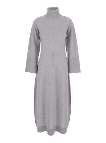 Diomede Long Dress With High Neck In Wool Blend Woman - Antonelli - Modalova