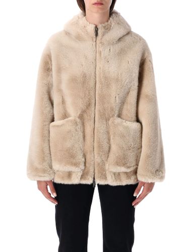 Urbancode Faux Fur Hooded Jacket - urbancode - Modalova