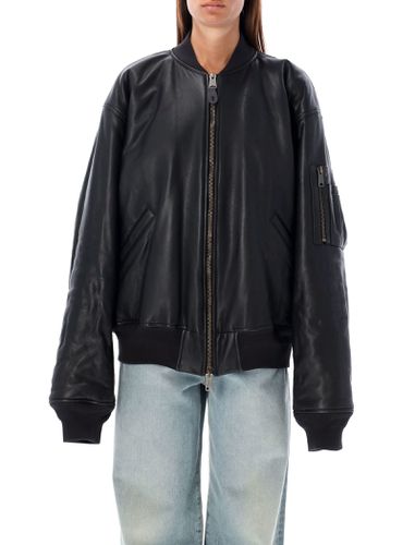 Balenciaga Soft Leather Bomber - Balenciaga - Modalova