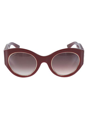 Thick Round Sunglasses - Cartier Eyewear - Modalova