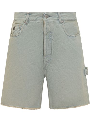 Light Blue Denim Bermuda Shorts - AMBUSH - Modalova