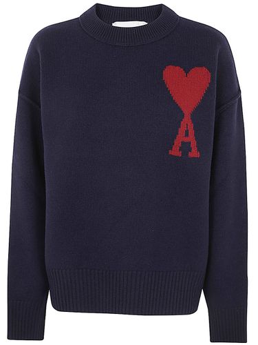 Red Adc Sweater - Ami Alexandre Mattiussi - Modalova