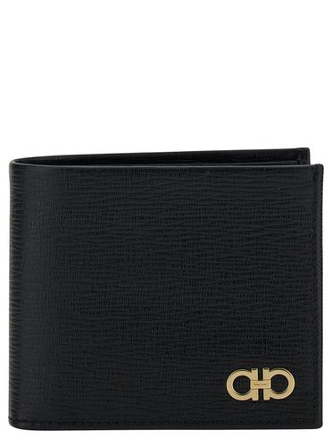 Gancini Bi-fold Wallet In Leather Man - Ferragamo - Modalova